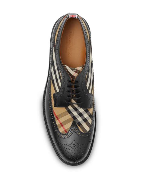 burberry doherty brogues|Burberry Brogue Detail Leather Derby Shoes .